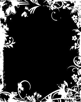 剪影花纹(四)图片