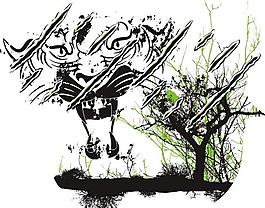 t恤印花图案图片