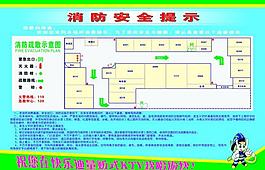 ktv消防示意图图片