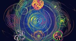 抽象螺旋动感线条图片