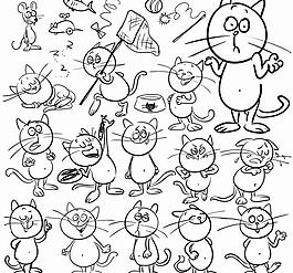 漫画猫咪表情图片 漫画猫咪表情素材 漫画猫咪表情模板免费下载 六图网 漫画猫咪表情图片 漫画猫咪表情素材 漫画猫咪表情模板免费下载 六图网