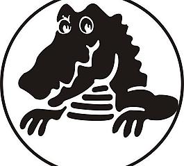 卡通鳄鱼logo图片