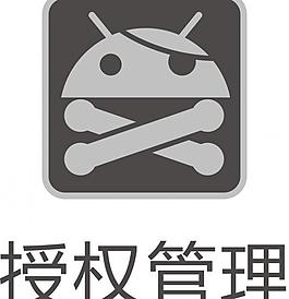 安卓root骷髅机器人图标矢量图片