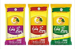 鸡蛋面包装设计图片