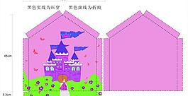 城堡 旗子 花 盒子图片