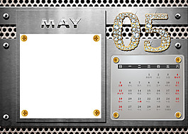 2013年5月日历表