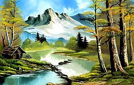 清清山溪图片