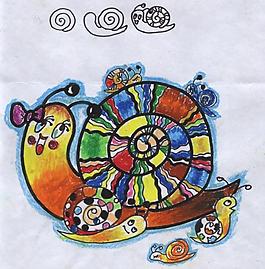 蜗牛一家图片