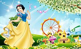 移门童话公主图片