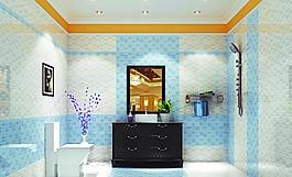 瓷片卫浴空间图片