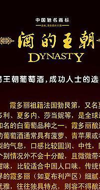 酒的王朝 干白葡萄酒图片