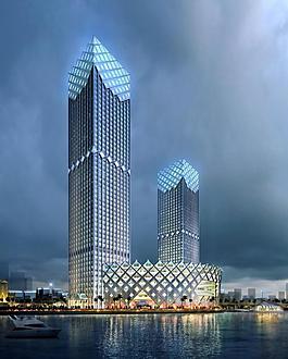办公楼效果图图片