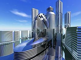 城市高楼图片