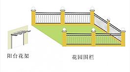 花园围栏花架图片