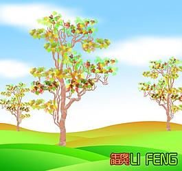 时尚简约无框画风景图图片