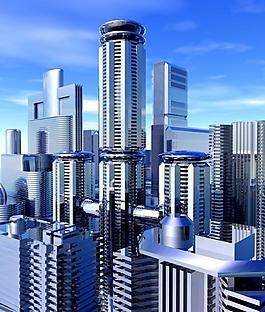 城市高楼图片
