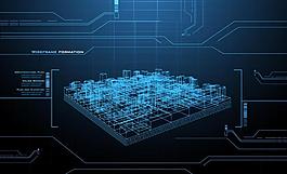 3d城市建筑工程图图片