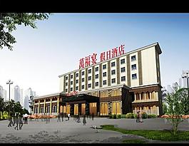 建筑外立面效果图图片