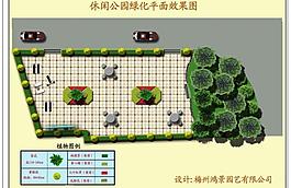 绿化平面效果图图片