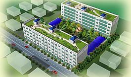 建筑鸟瞰图图片