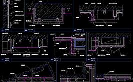 大型自助式ktv 三层走道节点详图图片