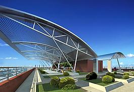 公共建筑效果图图片