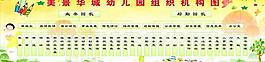 幼儿园组织机构图图片