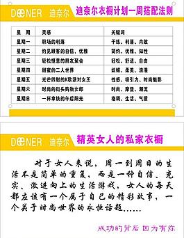 一周搭配法则图片