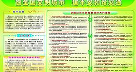 创全国文明城市 建平安和谐交通图片