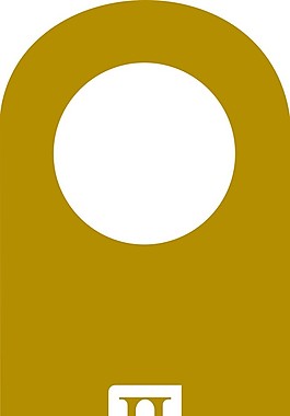 五星级酒店房间正在打扫中挂牌