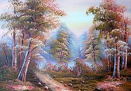 唯美风景画图片