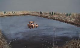 落水图片