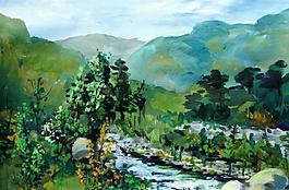 山溪清清图片