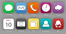 手机图标 iphone5图素材下载