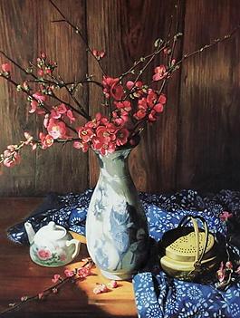 花卉油画图片