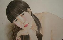 吴玉阳工笔人物画图片