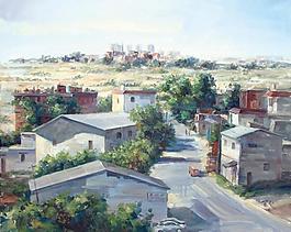 高清风景油画图片