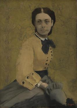 Hilaire-Germain-Edgar Degas - Princess Pauline de Metternich法国画家埃德加.德加Edgar Degas印象派油画装饰画