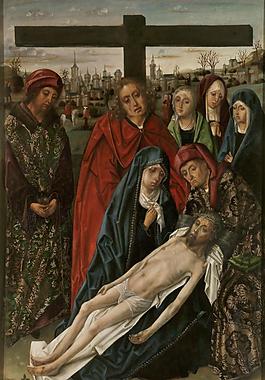 Maestro de don alvaro de Luna - La Lamentacion, Ca. 1490大师画家动物油画飞行动物装饰画