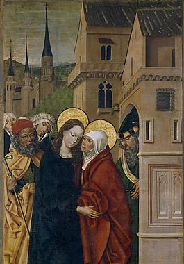Maestro de la Sisla - La Visitacion, Ca. 1500大师画家动物油画飞行动物装饰画