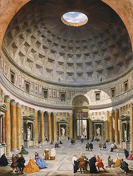 Giovanni Paolo Panini, Roman大师画家古典画古典建筑古典景物装饰画油画