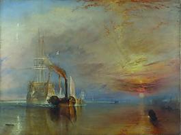 Joseph Mallord William Turner - The Fighting Temeraire大师画家古典画古典建筑古典景物装饰画油画