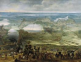 Snayers, Peter - Isabel Clara Eugenia en el Sitio de Breda, Ca. 1628大师画家古典画古典建筑古典景物装饰画油画