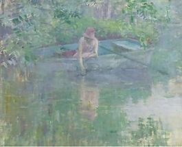 Edmund William Greacen - Drifting.jpeg大师画家风景画静物油画建筑油画装饰画