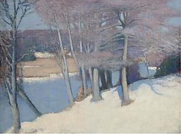 Edmund William Greacen - Winter Woods.jpeg大师画家风景画静物油画建筑油画装饰画