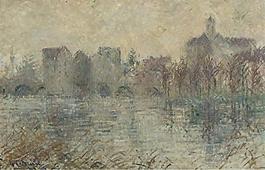 Gustave Loiseau - Moret-sur-Loing 02大师画家风景画静物油画建筑油画装饰画