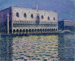 Palazzo Ducale, 1908法国画家克劳德.莫奈oscar claude Monet风景油画装饰画