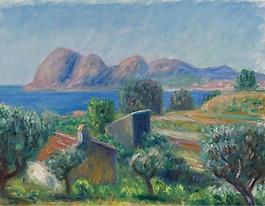 William James Glackens - The Bay, La Ciotat大师画家风景画静物油画建筑油画装饰画