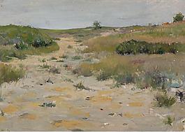 William Merritt Chase - View of Shinnecock Hills大师画家风景画静物油画建筑油画装饰画