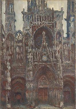 The Portal, Harmony in Brown, 1892-1894法国画家克劳德.莫奈oscar claude Monet风景油画装饰画